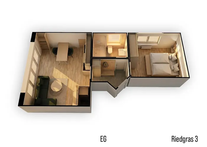 Lägenhet Riedgrashaus Riedgras 3 *